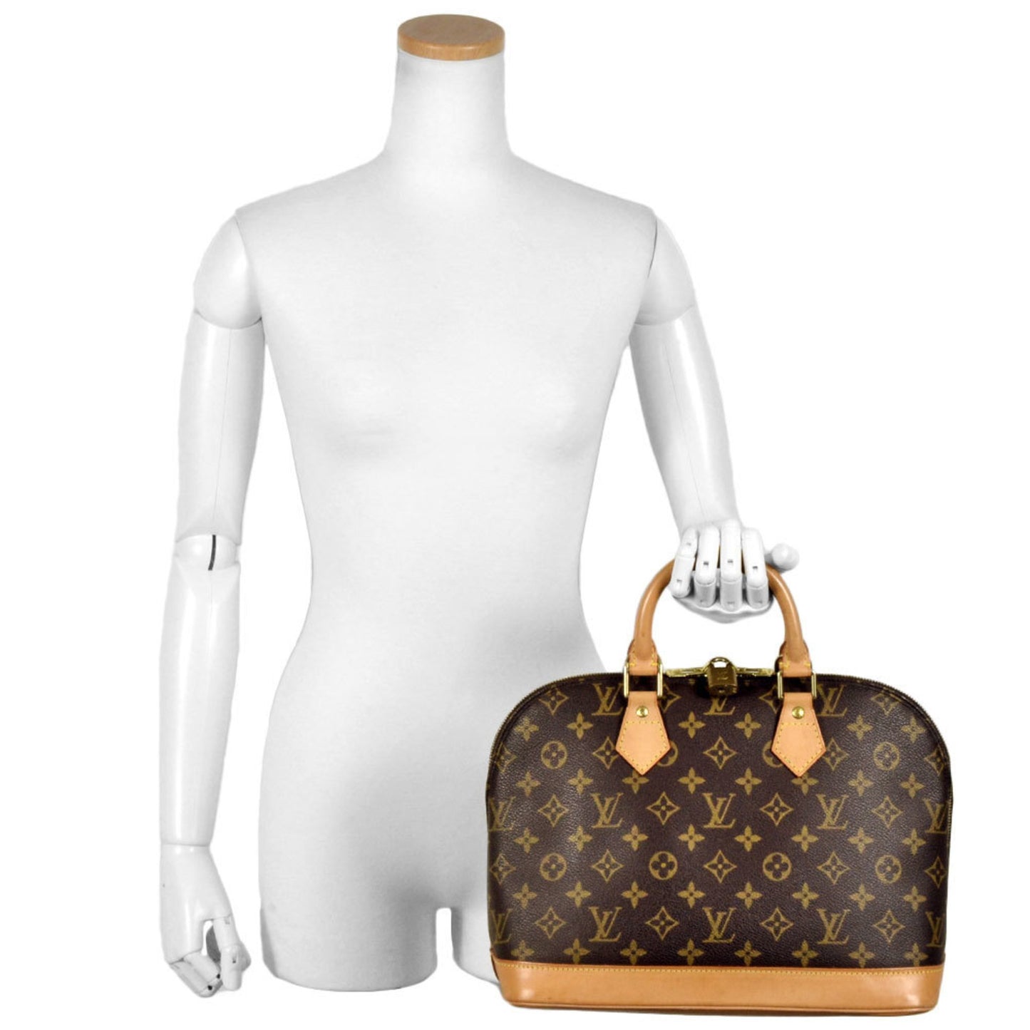 Louis Vuitton Brown Canvas Alma