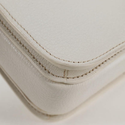 Miu Miu White Leather Madras