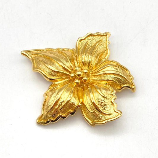 Dior Gold Metal Brooch