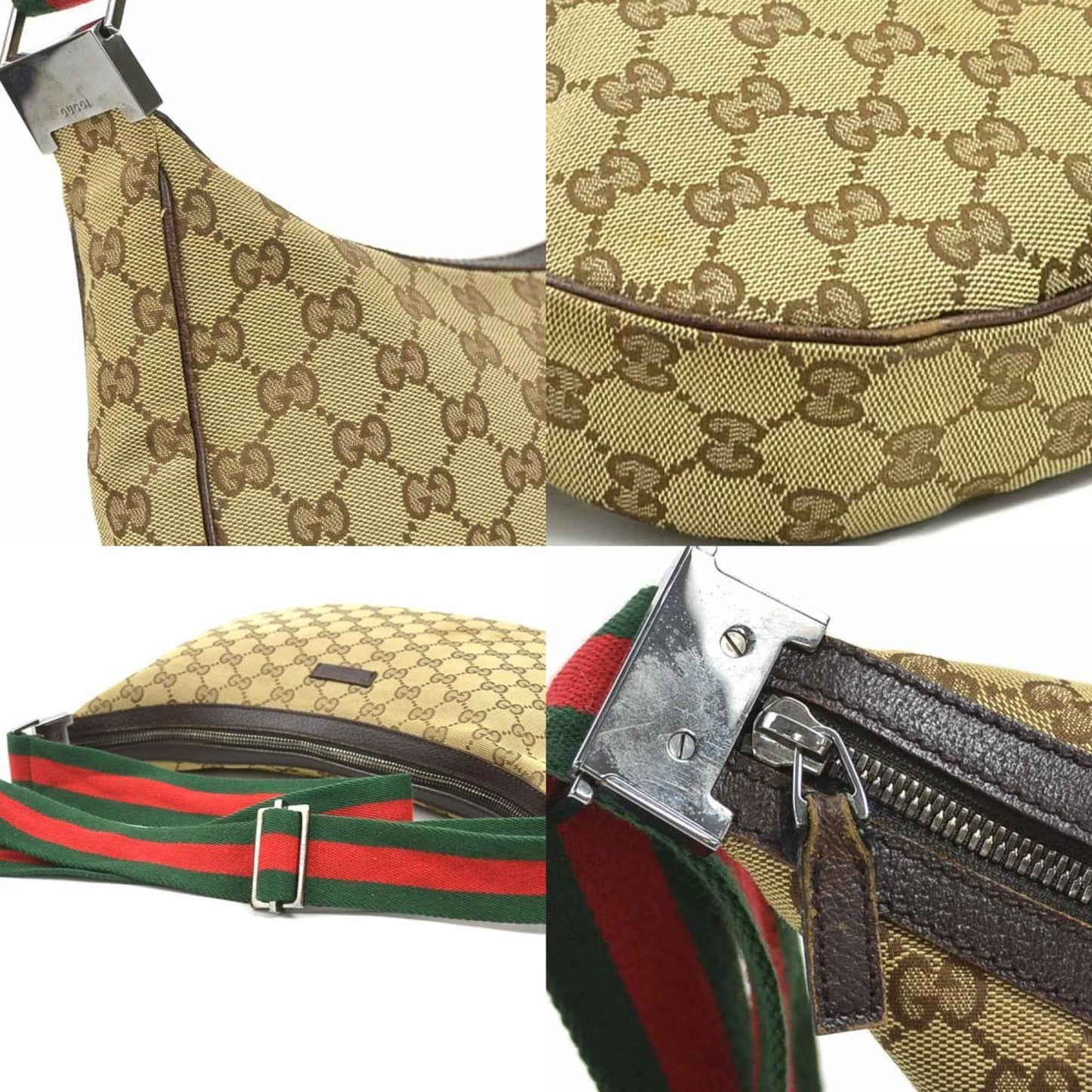 Gucci Brown Canvas Ophidia