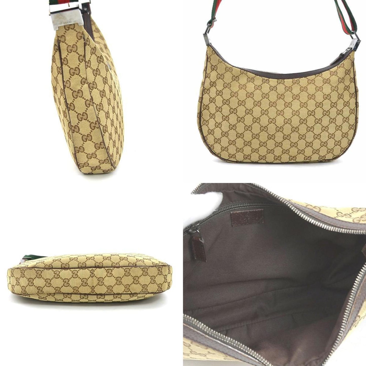 Gucci Brown Canvas Ophidia