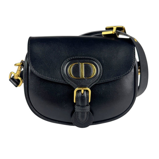 Dior Black Leather Bobby Medium