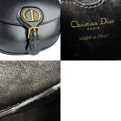 Dior Black Leather Bobby Medium