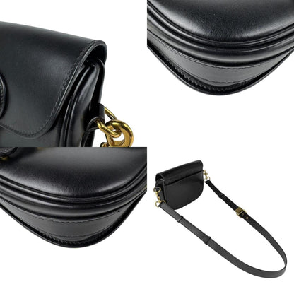 Dior Black Leather Bobby Medium