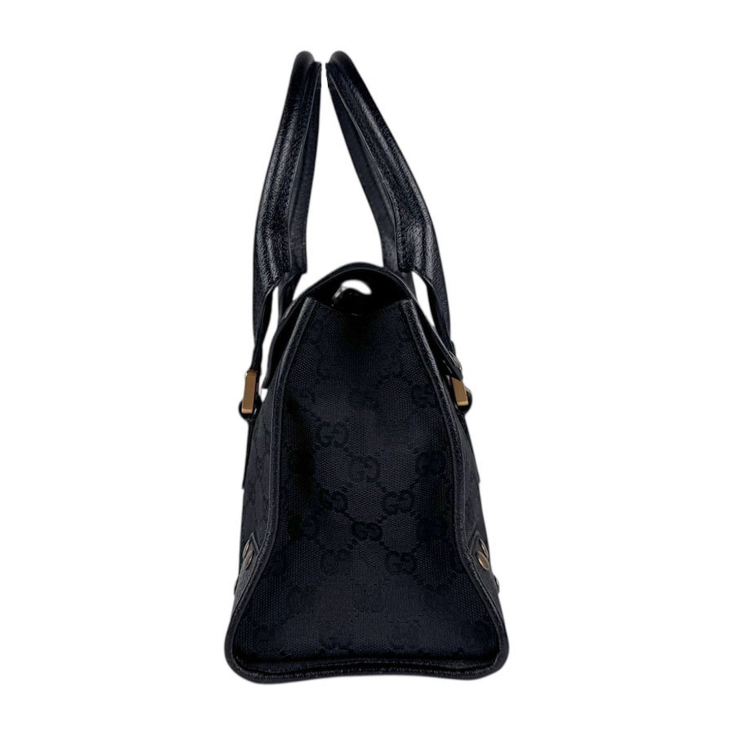 Gucci Black Canvas Gg Canvas