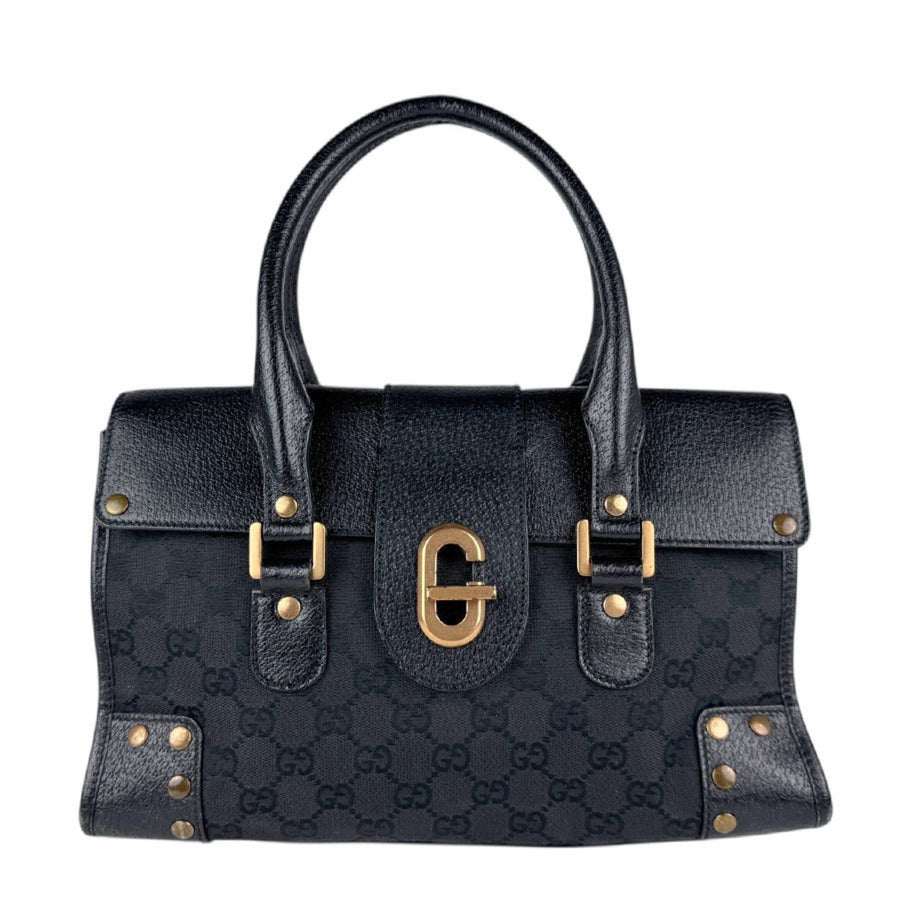Gucci Black Canvas Gg Canvas