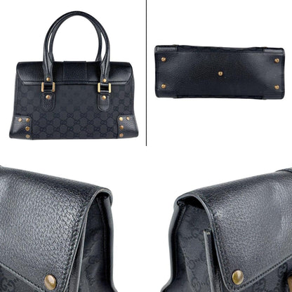 Gucci Black Canvas Gg Canvas