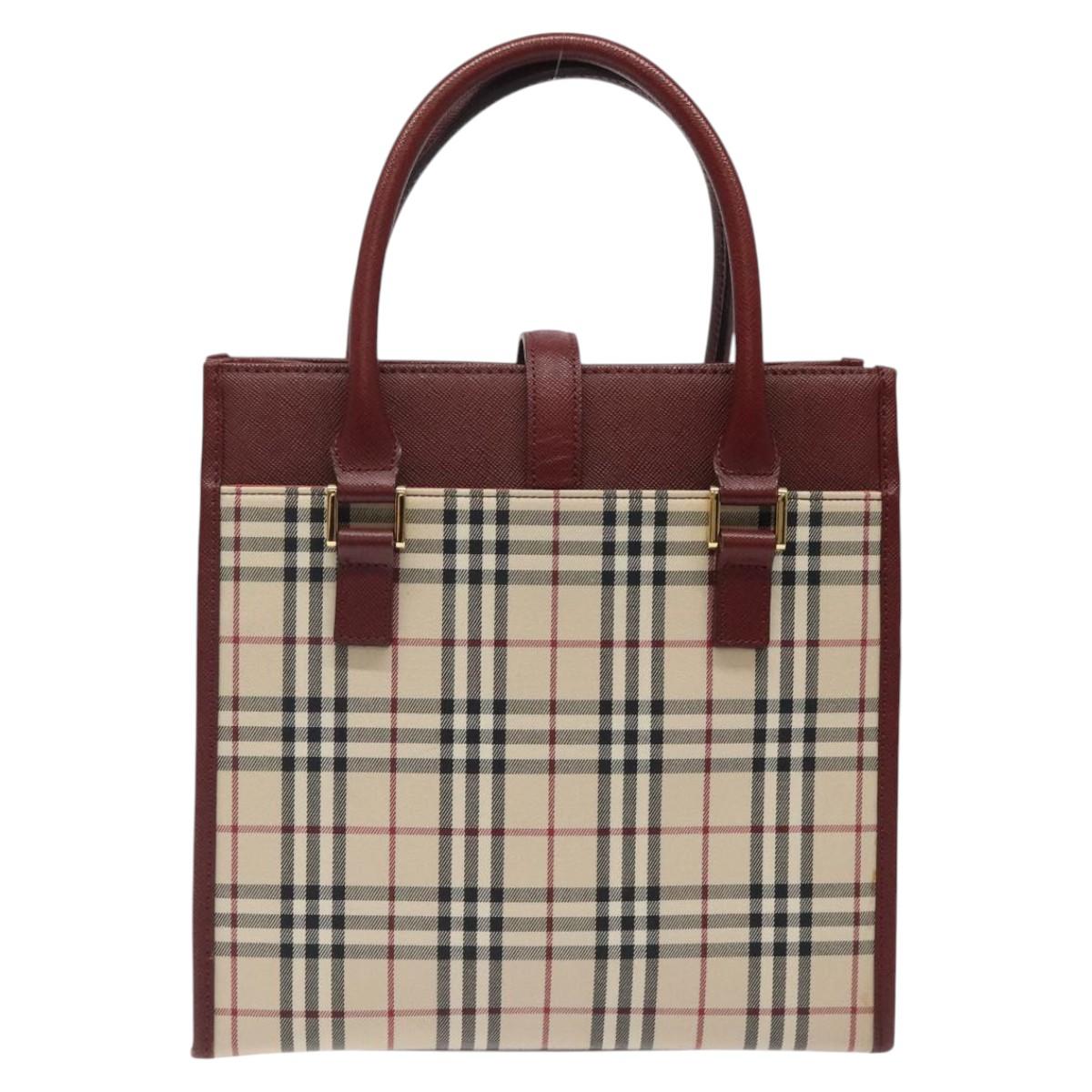 Burberry Brown Canvas Nova Check