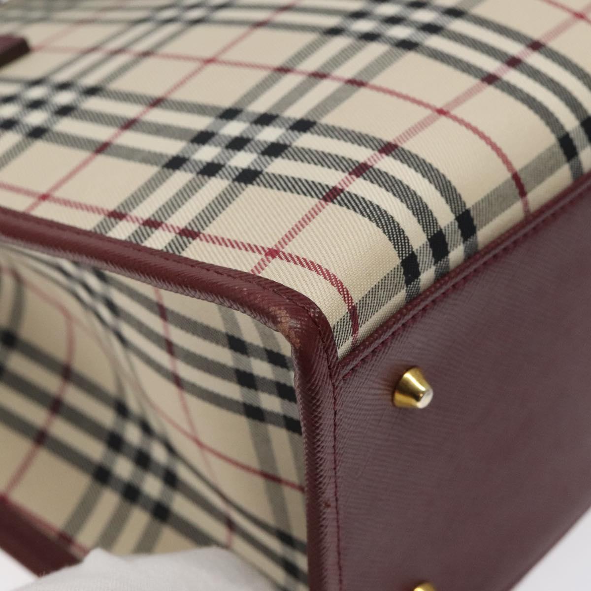 Burberry Brown Canvas Nova Check