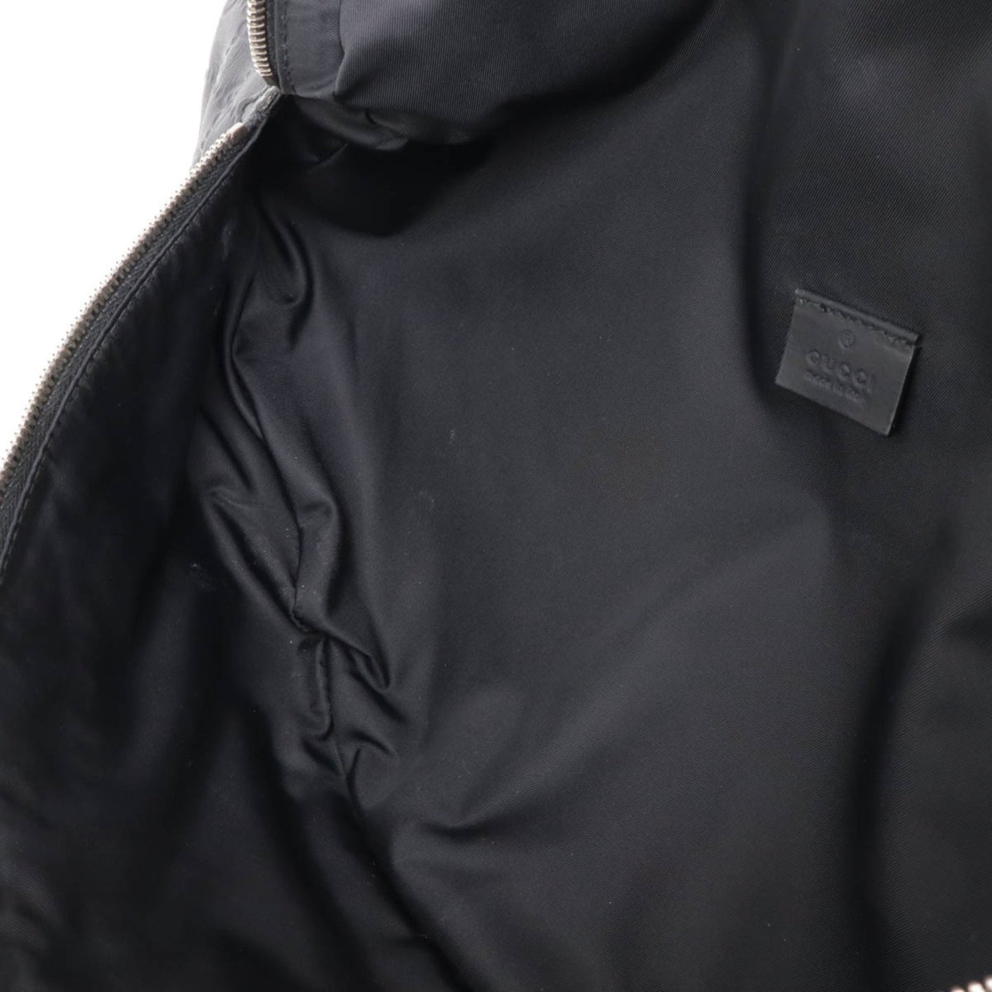 Gucci Black Leather Guccissima