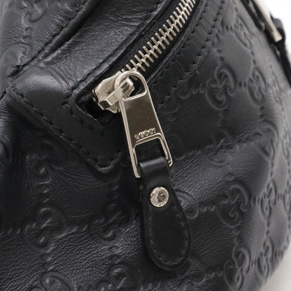 Gucci Black Leather Guccissima