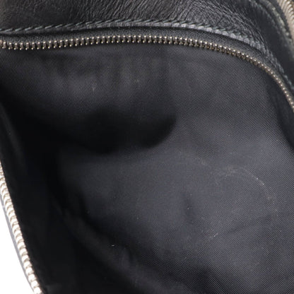 Gucci Black Leather Guccissima