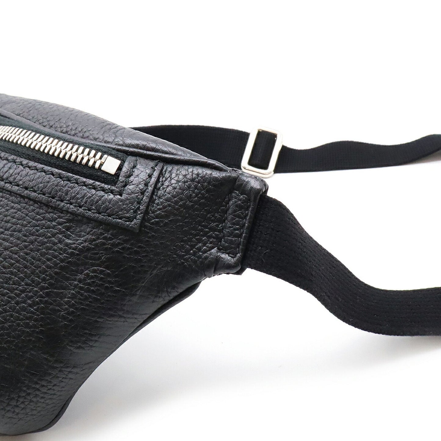 Gucci Black Leather Gg Jumbo