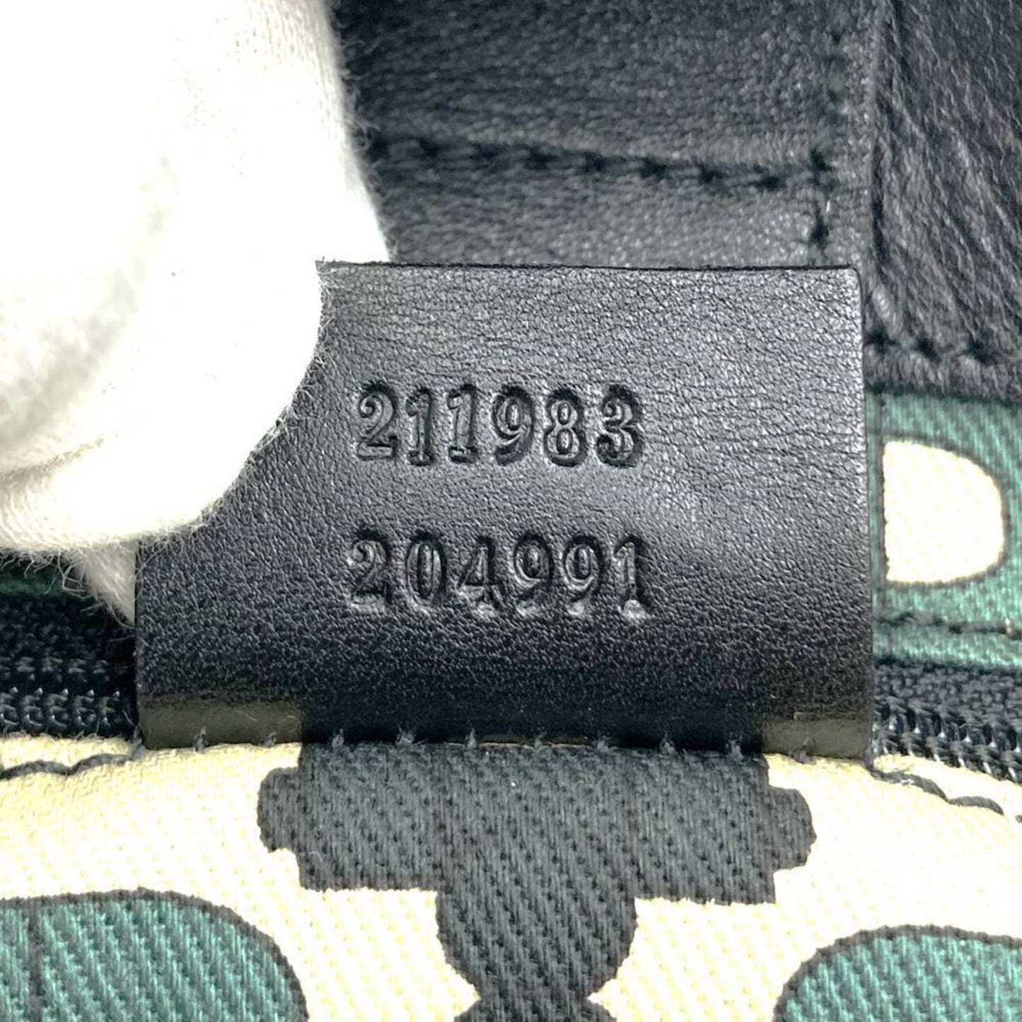 Gucci Black Leather Abbey