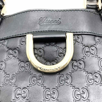 Gucci Black Leather Abbey