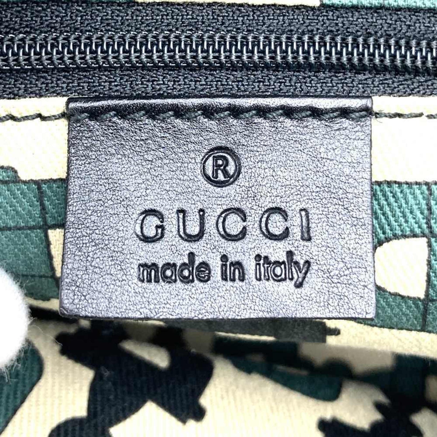 Gucci Black Leather Abbey