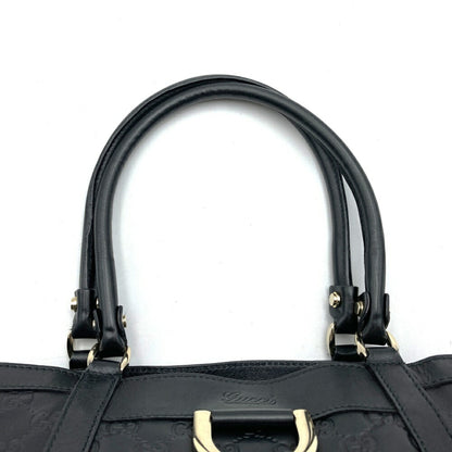 Gucci Black Leather Abbey