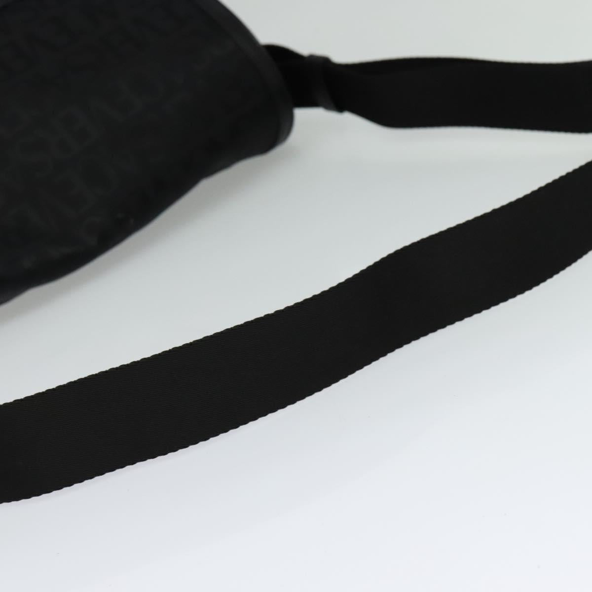 Versace Black Canvas Shoulder