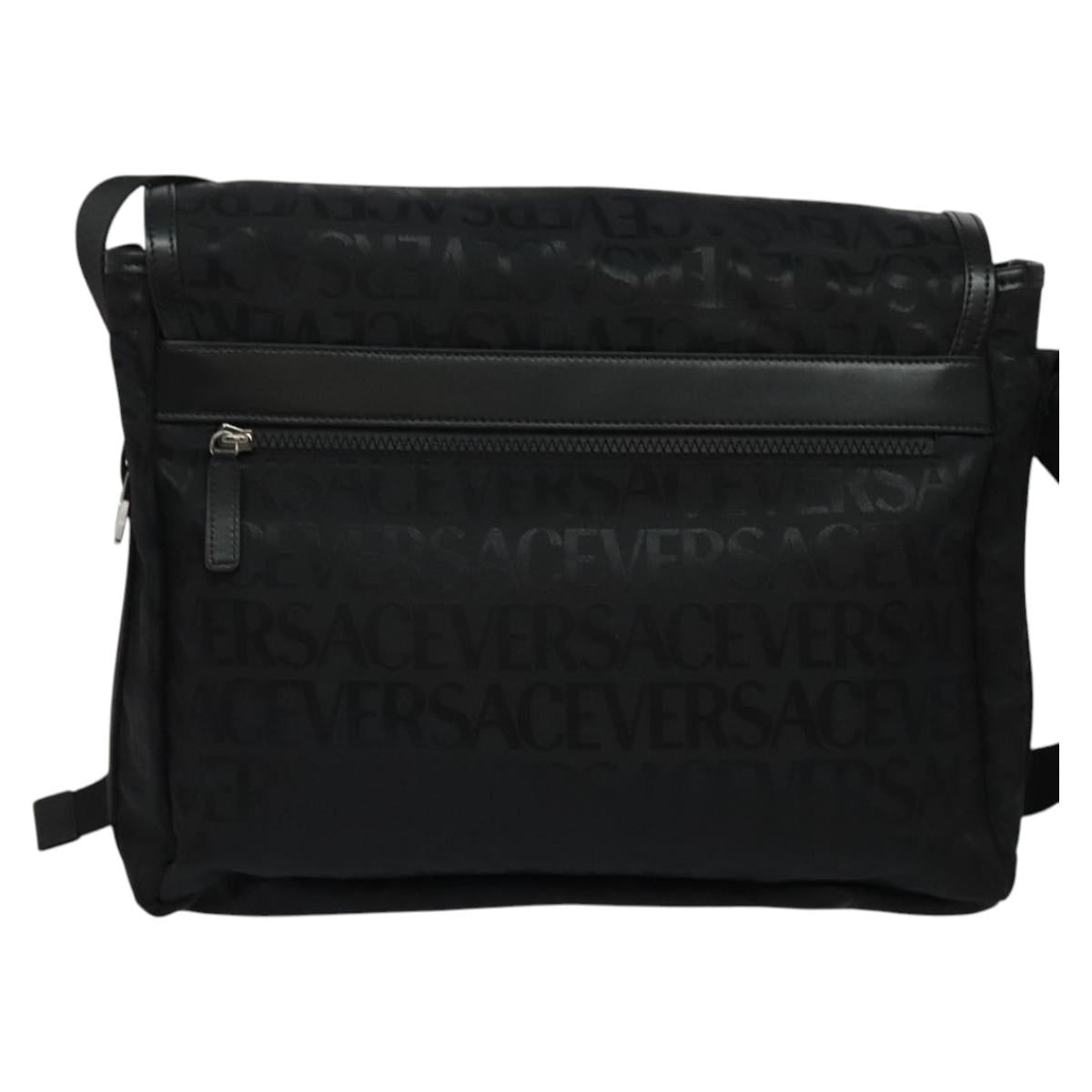 Versace Black Canvas Shoulder