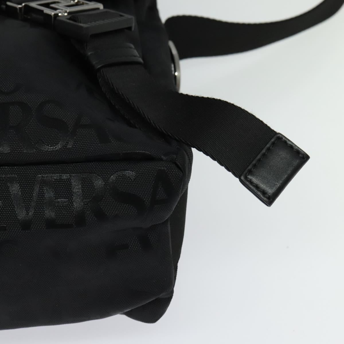 Versace Black Canvas Shoulder