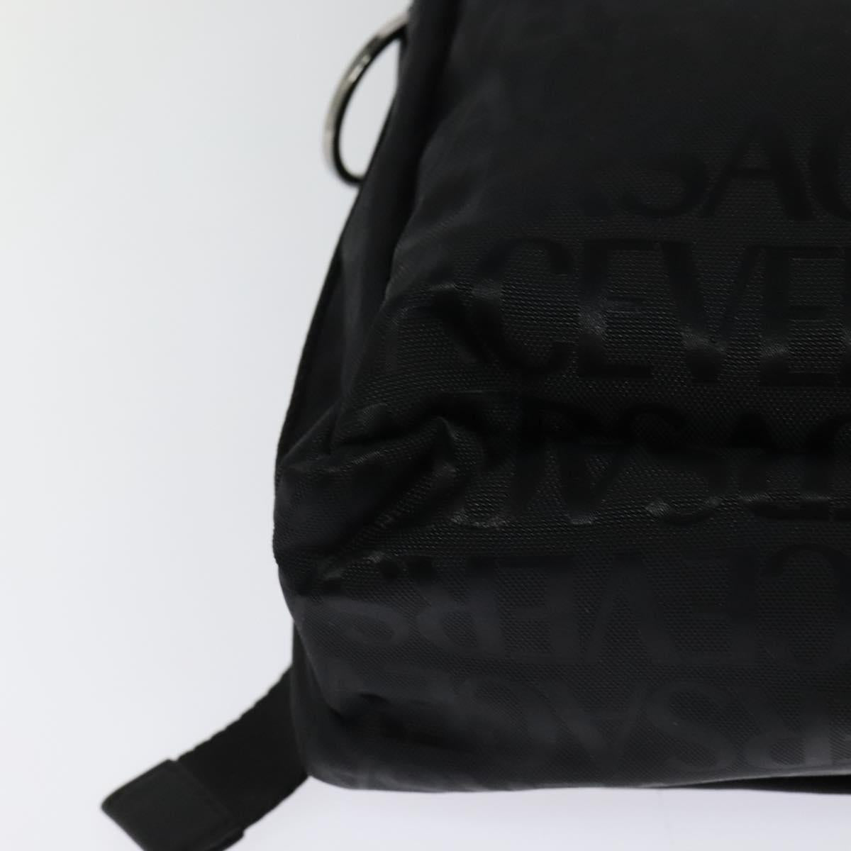 Versace Black Canvas Shoulder
