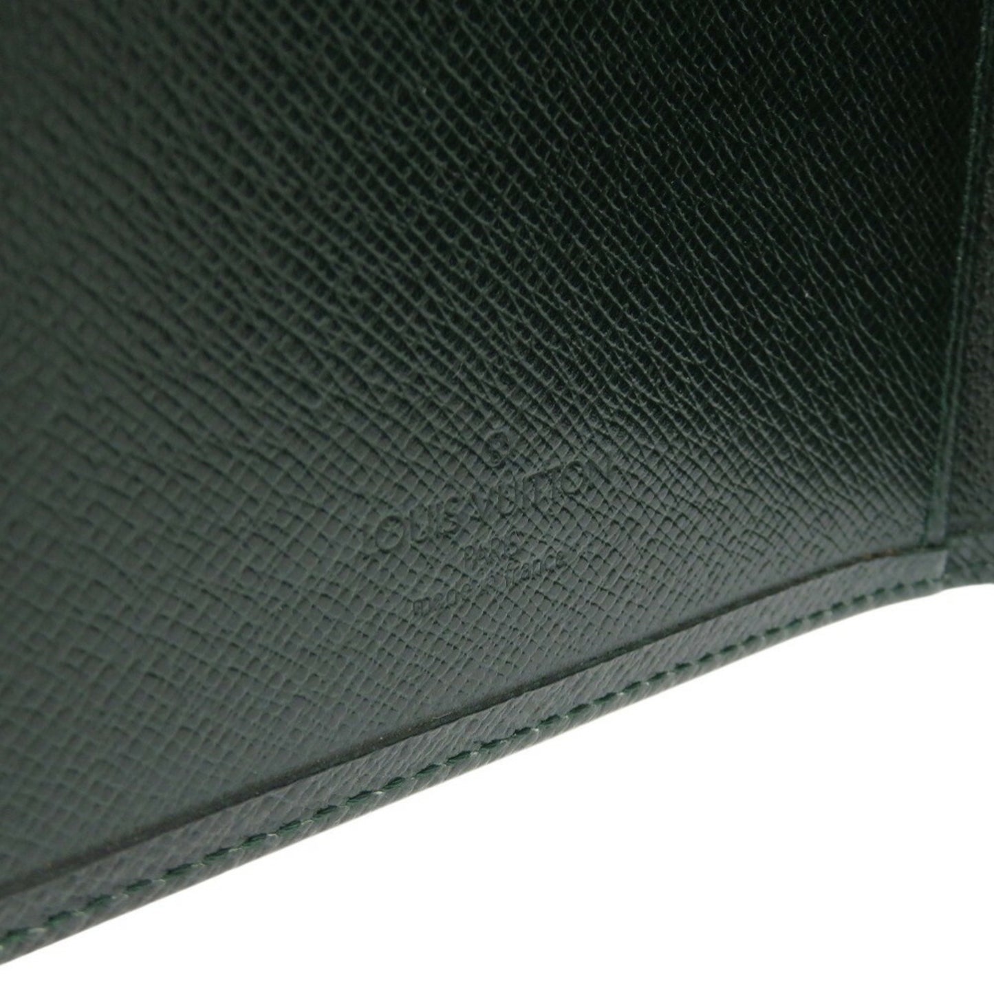 Louis Vuitton Green Leather Porte Carte Credit