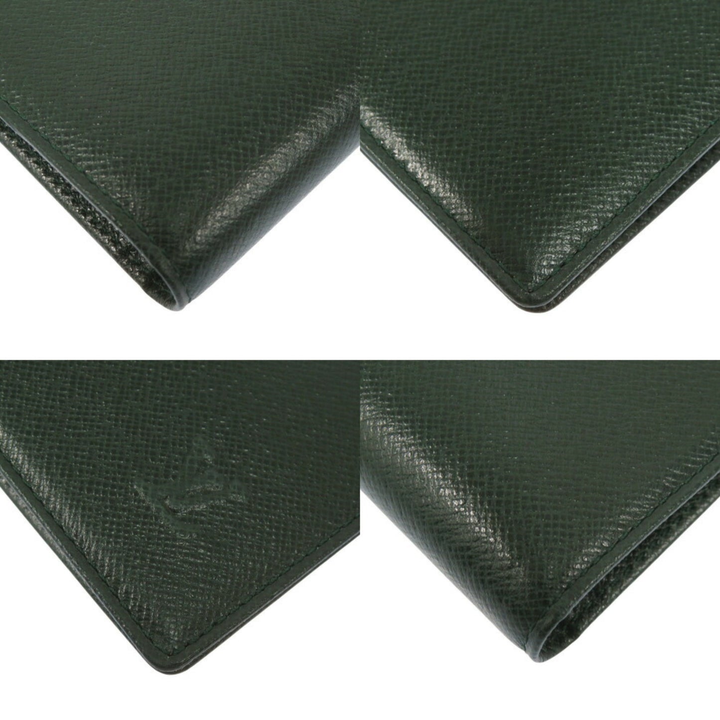 Louis Vuitton Green Leather Porte Carte Credit