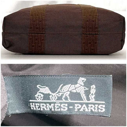 Hermès Brown Canvas Herline
