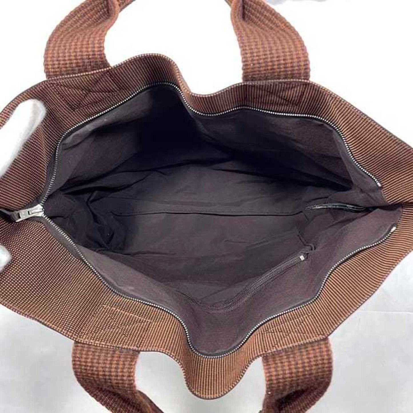 Hermès Brown Canvas Herline