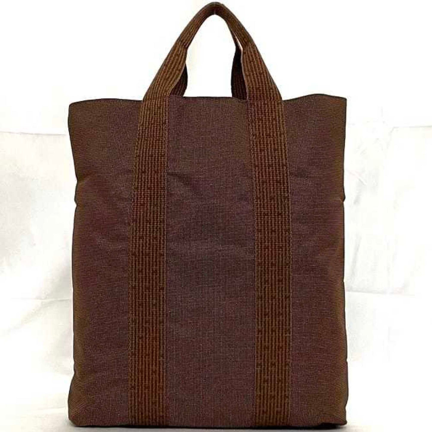 Hermès Brown Canvas Herline