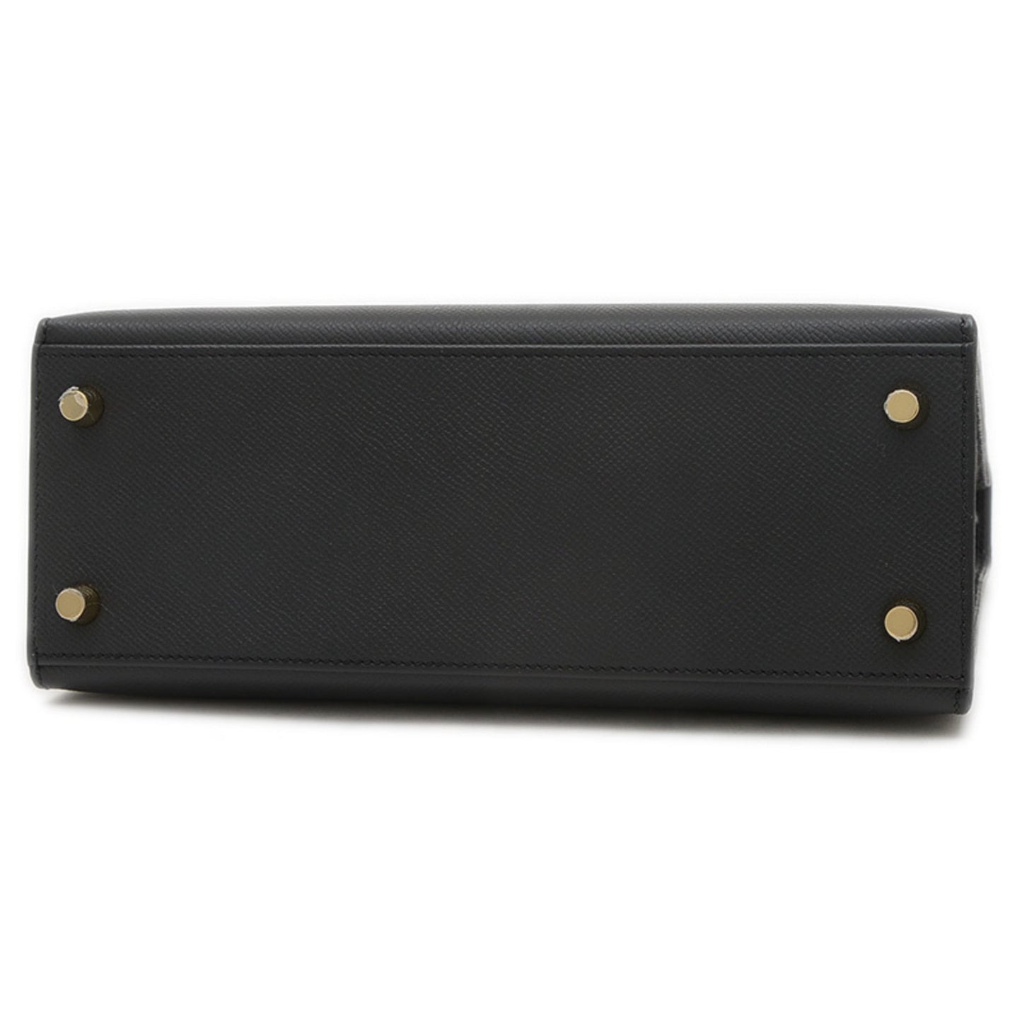 Hermès Black Leather Kelly 25