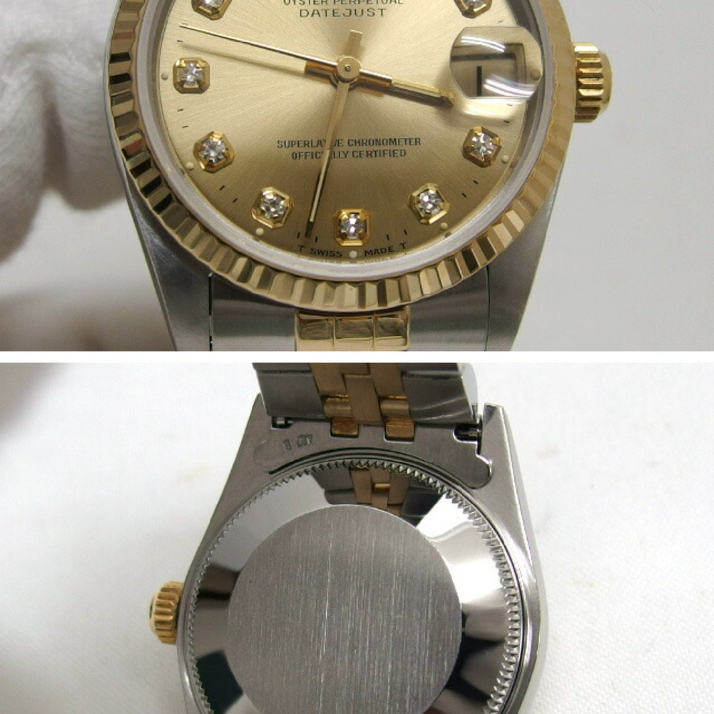 Rolex Gold Gold And Steel Datejust 31mm