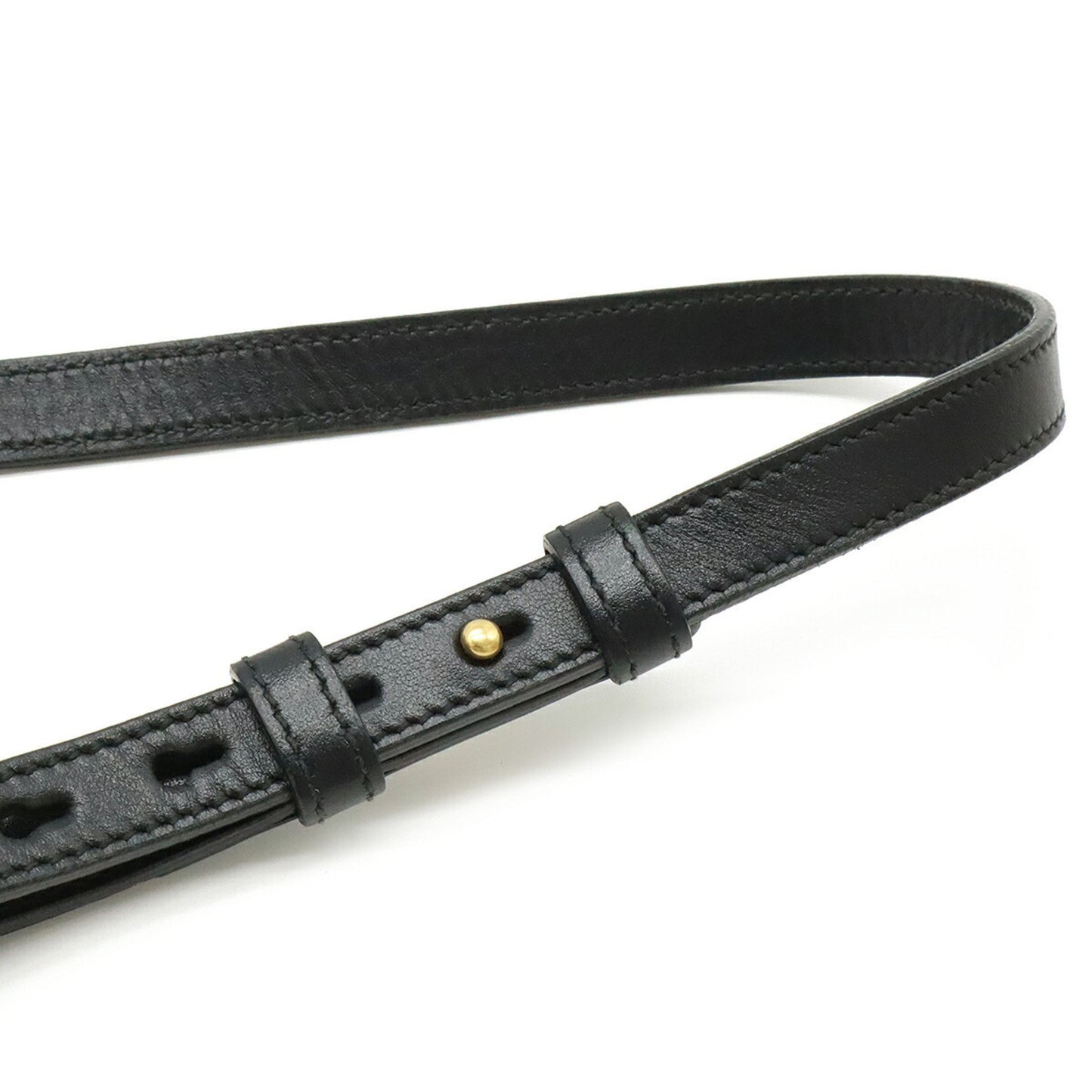 Gucci Black Leather Gg Marmont