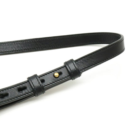 Gucci Black Leather Gg Marmont