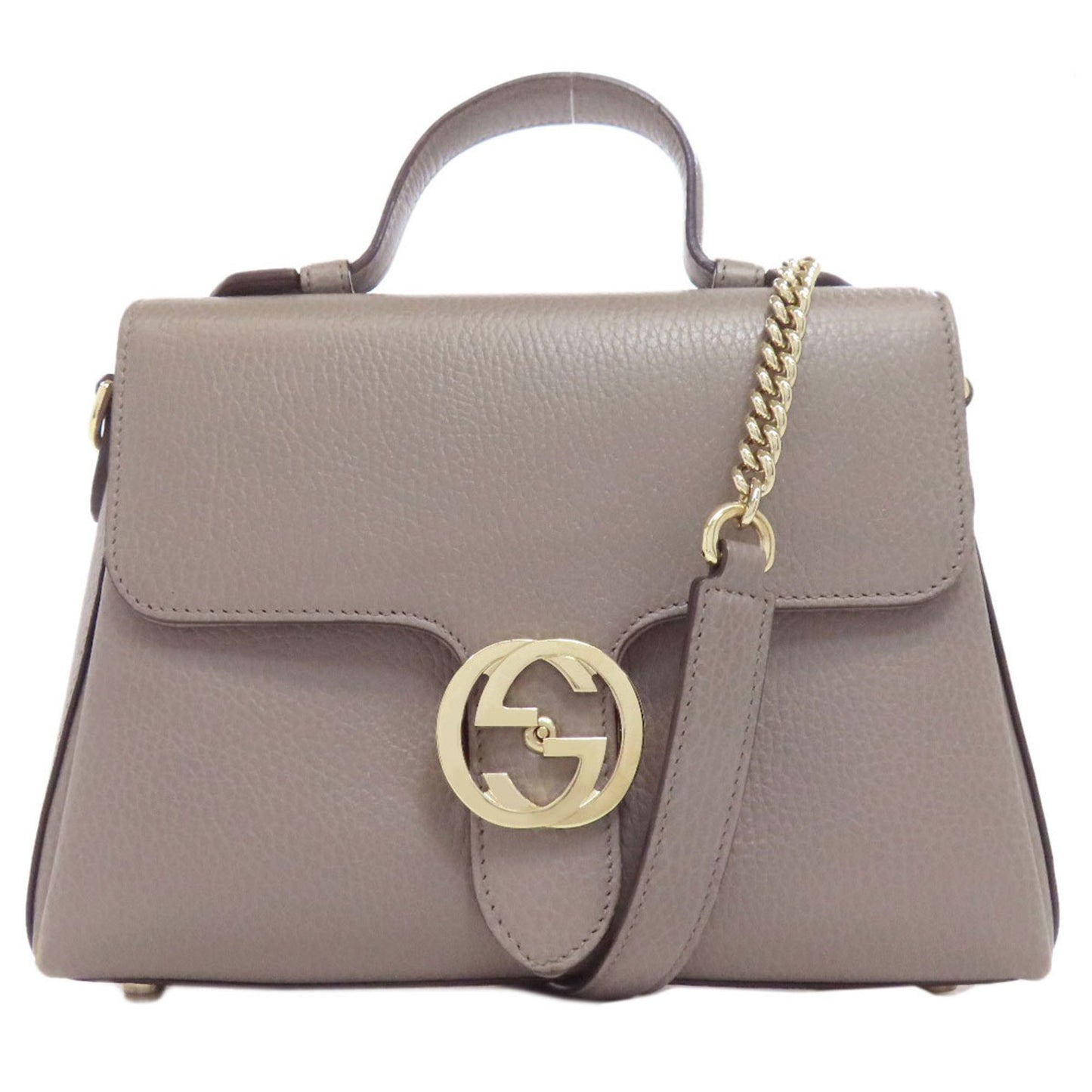 Gucci Gray Leather Dollar