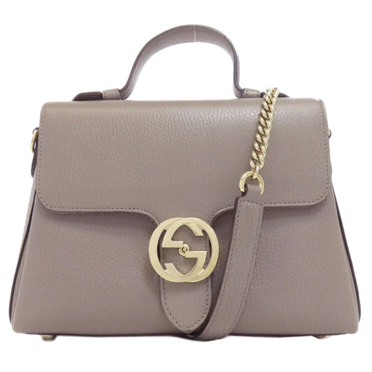 Gucci Gray Leather Dollar