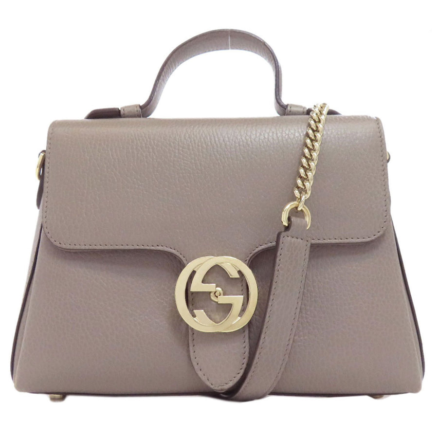 Gucci Gray Leather Dollar