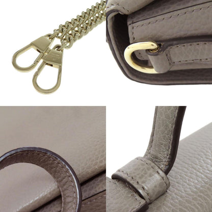 Gucci Gray Leather Dollar