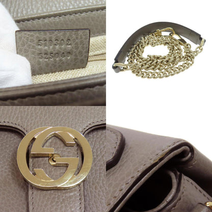 Gucci Gray Leather Dollar