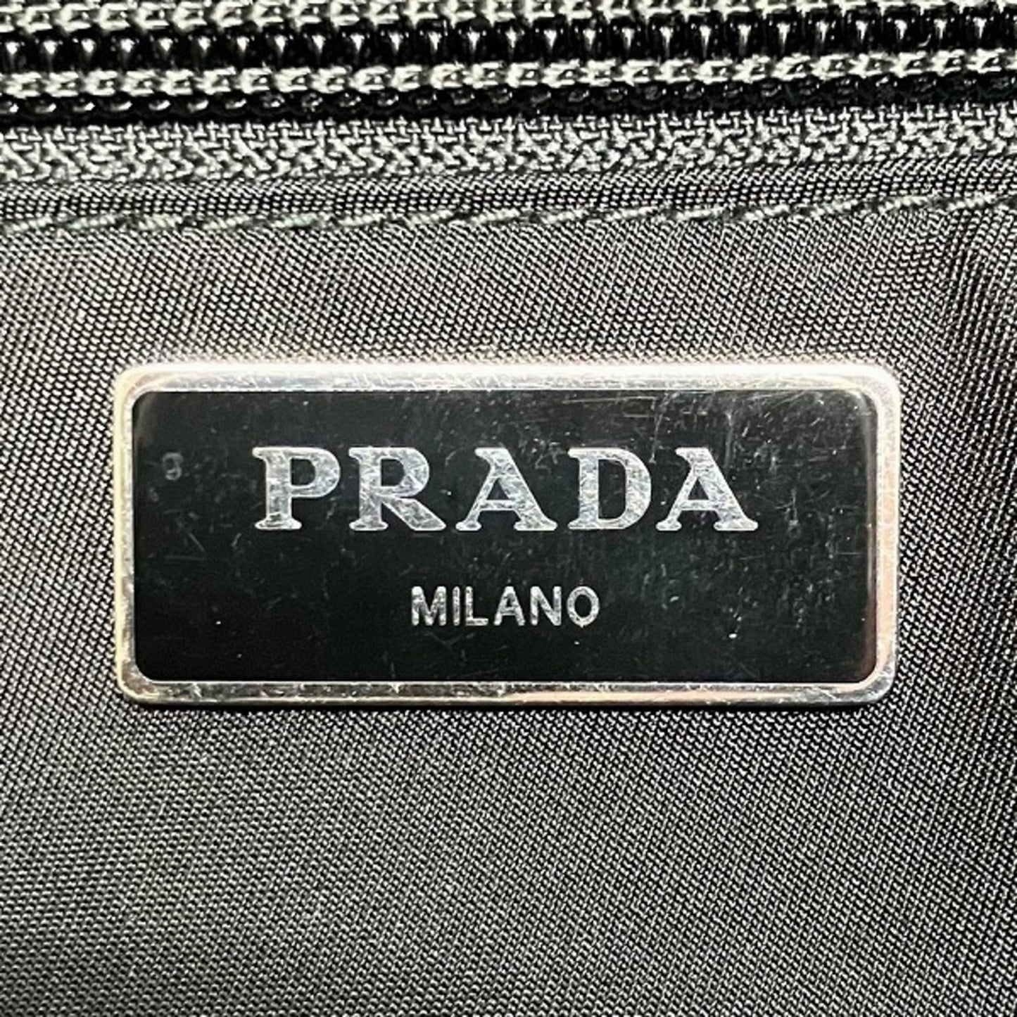Prada Black Nylon Tessuto