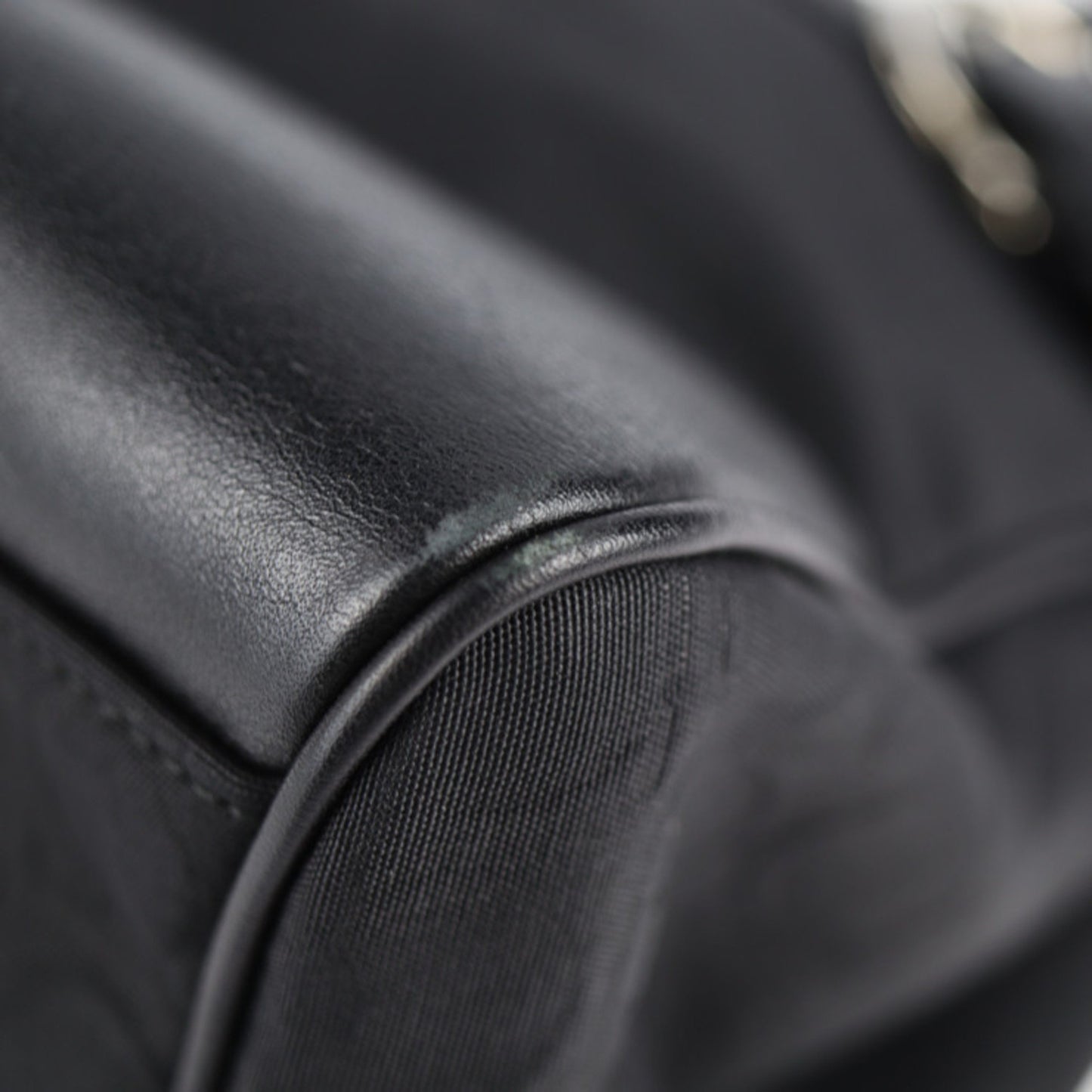 Salvatore Ferragamo Black Canvas Gancini