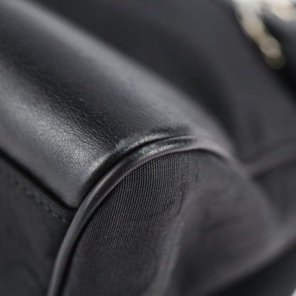 Salvatore Ferragamo Black Canvas Gancini