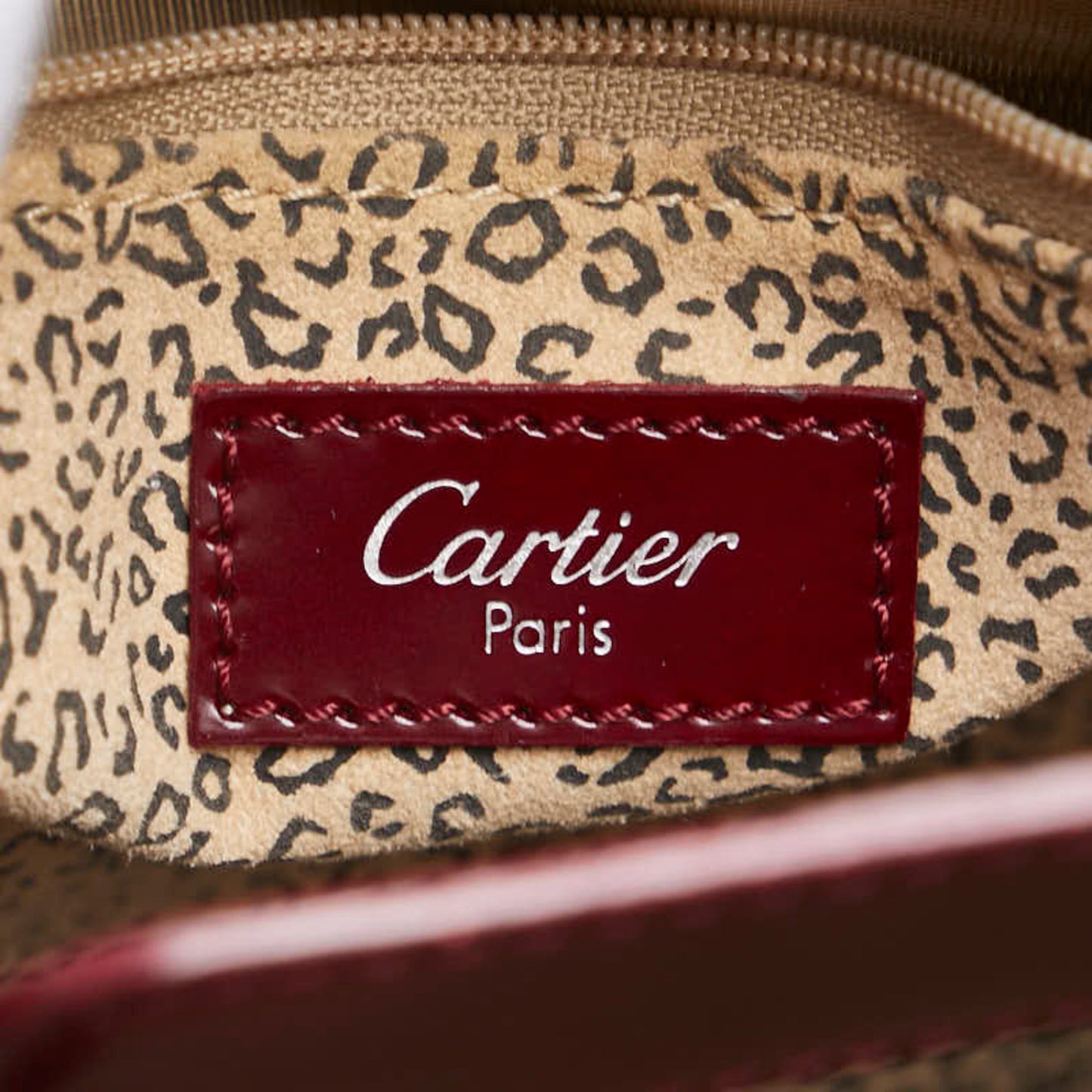 Cartier Red Leather Panthère