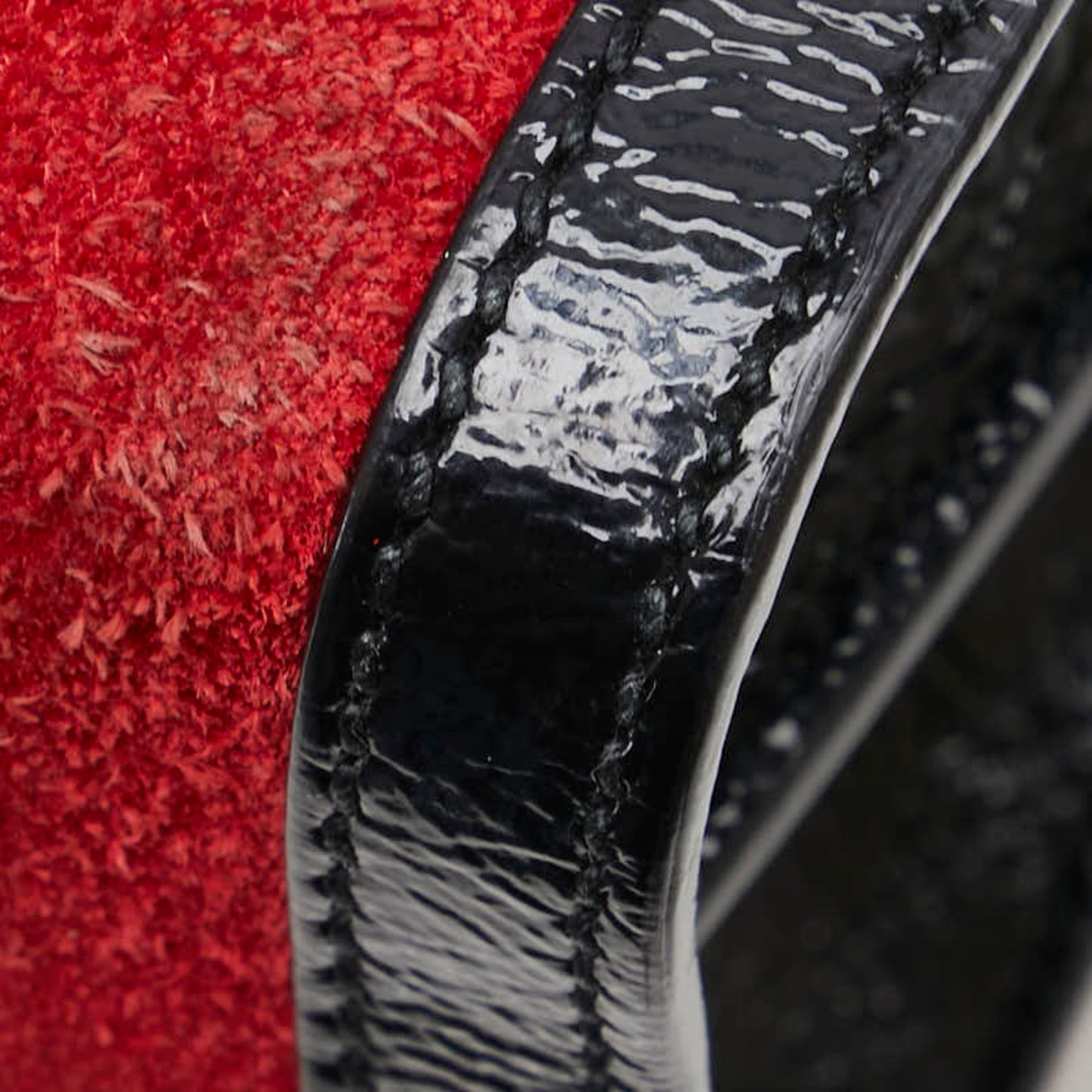Gucci Red Suede Gg Marmont