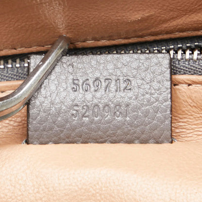 Gucci Gray Leather Zumi