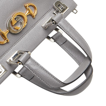 Gucci Gray Leather Zumi