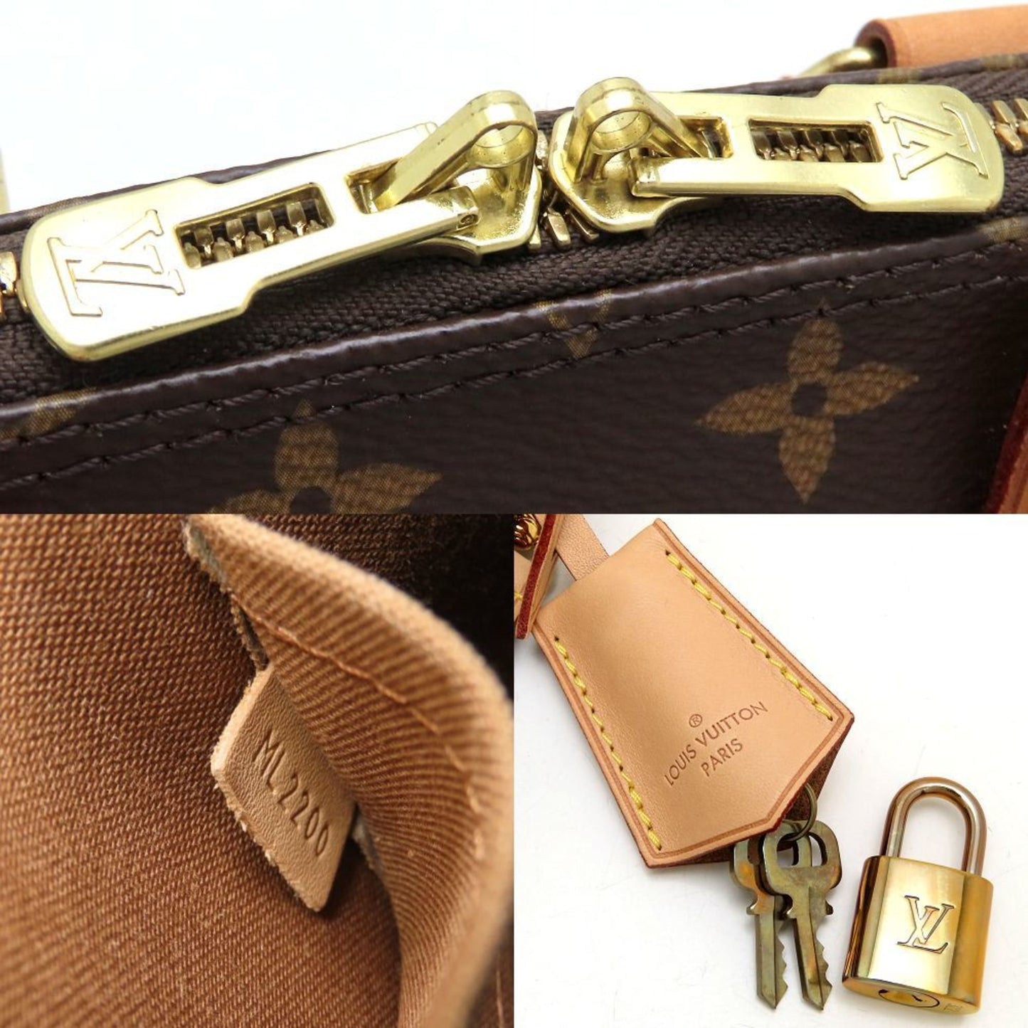 Louis Vuitton Brown Canvas Alma Bb