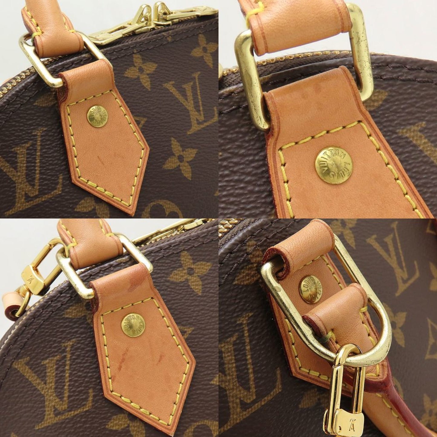 Louis Vuitton Brown Canvas Alma Bb
