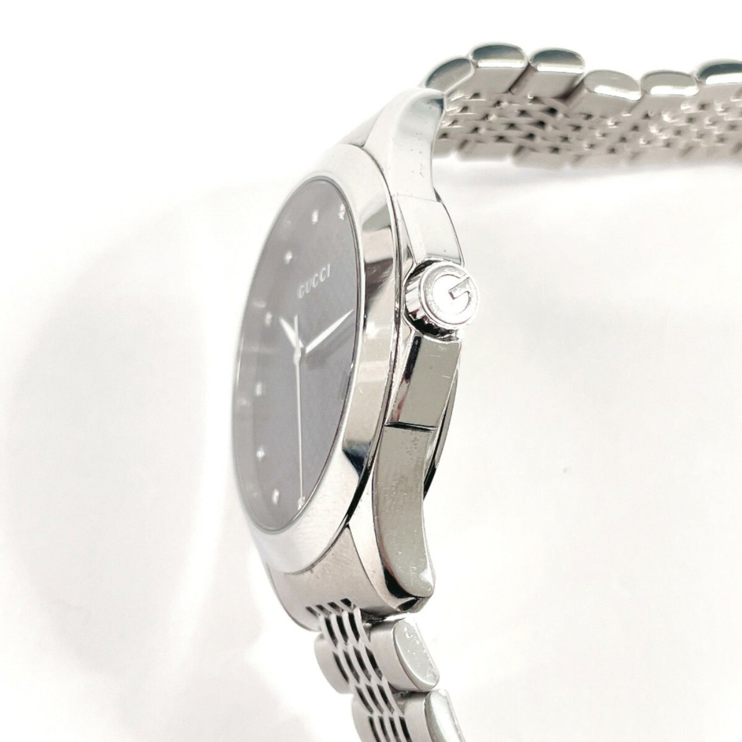 Gucci Black Steel G-timeless