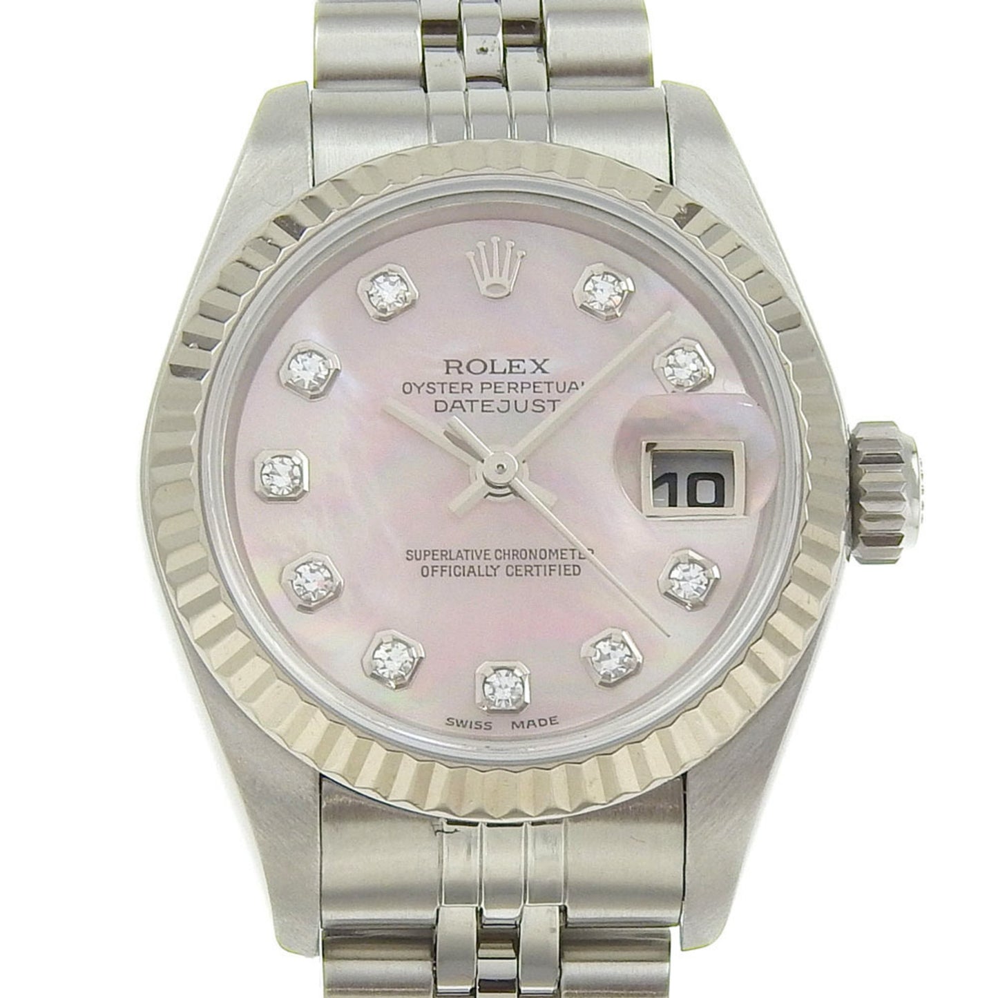 Rolex Pink Steel Lady Datejust 26mm